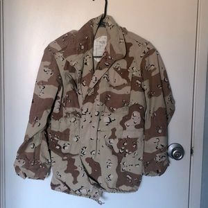 Vintage neutral camouflage jacket